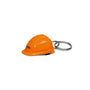 Mini STIHL hard hat keyring for tree surgeons, made of tough acrylic with a sturdy metal ring.