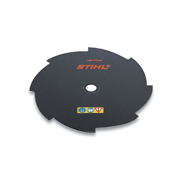 STIHL grass cutting blade for brushcutters, designed for durability and efficient grass cutting, ideal for tree surgeons.