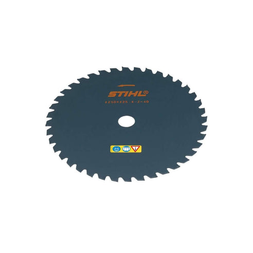 STIHL grass cutting blade for brush cutters, durable and efficient for professional tree surgeon use.
