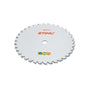 STIHL Woodcut Circular Saw Blade designed for tree surgery and efficient clearing of thick brush and stubborn saplings.
