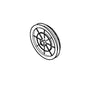 Replacement rope rotor for STIHL BR800C-E blower, genuine STIHL part for reliable performance.