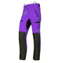 Breatheflex Pro Freestyle Chainsaw Trousers Type A in purple for tree surgeons, featuring adjustable waist and protective material.