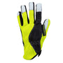 XT Utility Work Gloves, bright yellow and black, designed for tree surgeons and demanding tasks, showcasing comfort and dexterity.