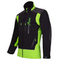 Breatheflex Performance Work Jacket in lime and black, designed for tree surgeons with breathable, stretch fabric.