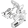 STIHL MS201T chainsaw parts diagram with labeled components for accurate replacement and service.