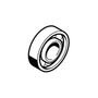 Main bearing for STIHL TS410 TS420 disc cutter, genuine replacement part for optimal performance.