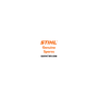 STIHL Genuine Spares logo for replacement parts and service kits for brushcutters and chainsaws.