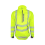 Breathedry Waterproof Smock HV Yellow - Hi-Vis yellow waterproof jacket for arborists and outdoor professionals.