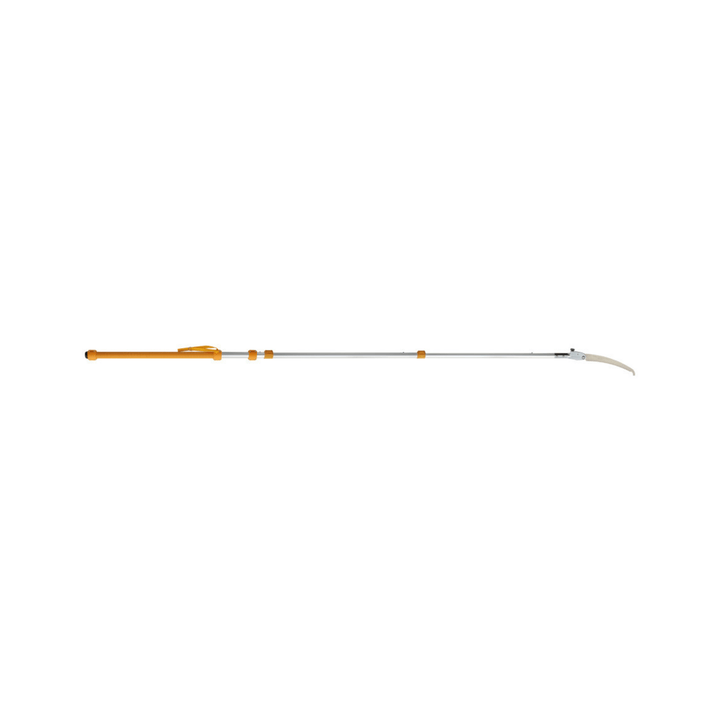 Longboy Folding Telescopic Pole Pruner Saw on a white background, ideal for tree surgeons and arborists.