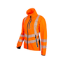 Full Zip Waterproof Womens Work Jacket Hi-Vis Orange, designed for outdoor professionals with premium weather protection.