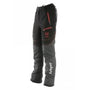 Arbpro Gamma Chainsaw Trousers Black Type A for tree surgeons, featuring high-quality Swiss fabric and 4-way stretch.