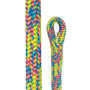 Colorful Kalimba 11.9mm climbing rope with a 24-strand braid, ideal for tree surgeons and climbers.