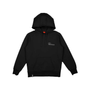 Climb Now Work Later Hoodie Black, super comfortable hoodie for climbers and tree surgeons, made from 300 GSM cotton.