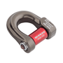 DMM Compact Shackles shown in close-up, featuring a lightweight and durable design for rigging and rescue applications.