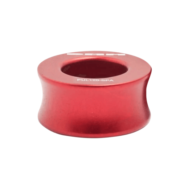 Pinto Pulley Spacers in red, essential spare part for arborists and tree surgeons, enhances pulley performance.