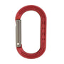 DMM XSRE Mini Carabiner in red, lightweight and compact, ideal for tree surgeons and outdoor use.