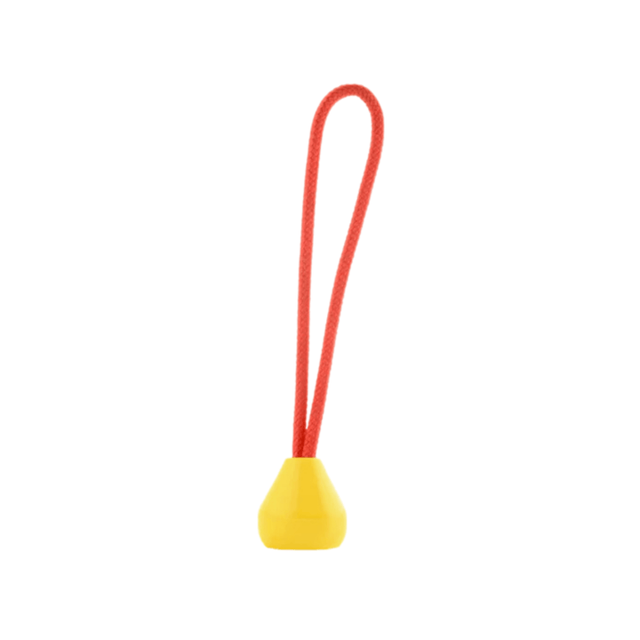 DMM Retrieval Cones in yellow with red loop, designed for efficient canopy anchor retrieval in tree climbing.