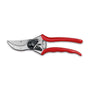 Felco F 2 Bypass Secateurs with ergonomic red handles for precise gardening and tree surgery.