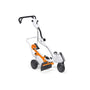 FW 20 Cart for STIHL cut-off machines, designed for tree surgeons, featuring large wheels for easy maneuverability.