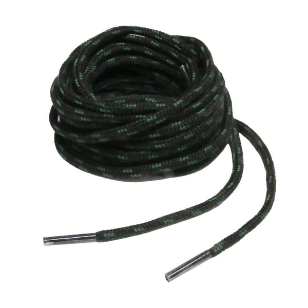 Black replacement chainsaw boot laces for HAIX Protector Pro. Durable, rugged laces for secure and reliable boot fastening