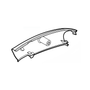 Handle molding outer for STIHL SH56, SH56C, essential replacement part for effective lawn maintenance.