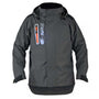 Harkie Defiance Jacket Grey for tree surgeons, waterproof and durable outdoor workwear with helmet-friendly hood.