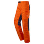 Montbell Protection Lite Type A orange logger pants for tree surgeons, providing safety and mobility in forestry work.
