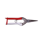 Okatsune 304 Thinning Snips 45mm with red and white handles for precise flower and herb cutting.
