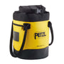 PETZL BUCKET 15 15-litre climbing rope bag, ideal for tree surgeons and climbers, durable and compact design.
