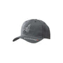 Gray cap with a logo on a white background