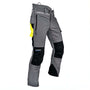 Pfanner Ventilation Chainsaw Trousers Grey Type C for tree surgeons, featuring breathable mesh panels and industry-leading protection.