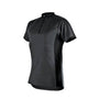 Pfanner Zip Neck Short Sleeve Shirt in Grey for Tree Surgeons, designed for comfort and performance during outdoor activities.