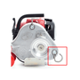 PCW3000 Winch Rope Entry Guide showing the durable hook attachment for smooth rope feeding.