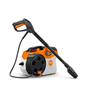 STIHL REA 100 PLUS cordless pressure washer, part of the AP System. Battery-powered, portable cleaning tool