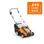 RLA 240 Cordless Battery Scarifier and Aerator with cashback offer from STIHL.