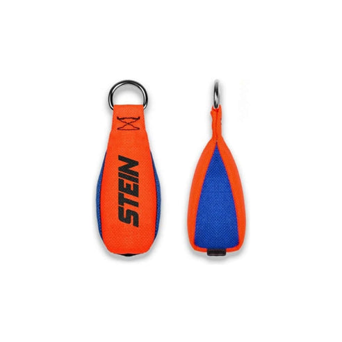 SkyShot Pro Throw Bag in orange and blue, designed for tree surgeons and professional arborists.