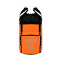 Stein Utility Climbing Storage Bag in bright orange, ideal for tree surgeon gear, featuring durable materials and comfortable straps.