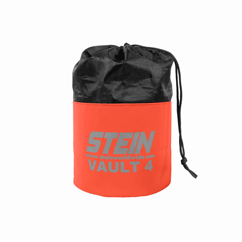 STEIN VAULT 4 storage bag in orange, designed for arborists and tree surgeons to keep throw lines organized.