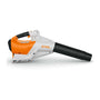 STIHL BGA 250 cordless leaf blower for professional landscaping and horticulture cleanups.