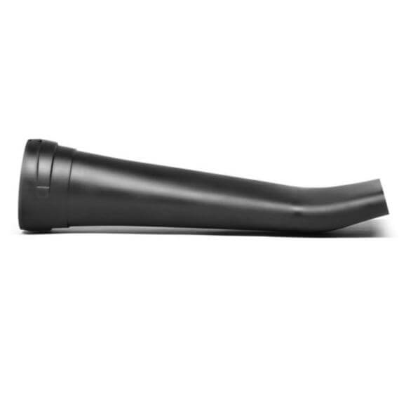 Curved flat nozzle for STIHL BGA 85 and BG-KM cordless blowers, ideal for tree surgeons removing debris.