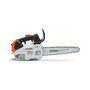 STIHL MS 151 TC-E chainsaw. Compact petrol saw, top handle, for pruning. Designed for tree care professionals