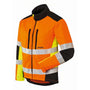 MS Protect high-visibility work jacket for tree surgeons, featuring bright orange and reflective stripes for safety.