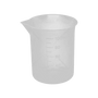 100ml measuring cup container for accurate fuel and oil measurements, designed for tree surgeons and power tool users.