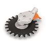 STIHL RG Rotary Cutting Head Attachment, ideal for tree surgeons tackling overgrown landscapes.