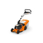 STIHL RM 443.3T self-propelled petrol lawn mower for efficient lawn care and maintenance, ideal for tree surgeons.