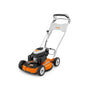 STIHL RM 4 RTP Petrol Mulching Mower, self-propelled design for professional use in parks and large lawns.
