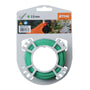 STIHL round mowing strimmer line, 2.0mm diameter. Durable, high-quality cutting line for grass trimming. Provides clean and efficient cutting results. Available in various lengths