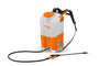 STIHL SGA 85 cordless backpack sprayer ideal for professionals like tree surgeons; designed for precision spraying.