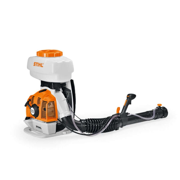 STIHL SR 450 petrol backpack mist blower, ideal for tree surgeons, offering powerful and versatile spraying and dusting capabilities.