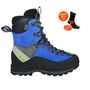Arbortec Scafell Lite Blue Chainsaw Boots Class 2 for tree surgeons, featuring durable design and free socks and laces.